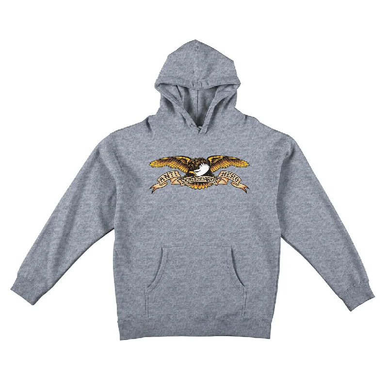 Anti Hero - Eagle Hoodie Heather Grey