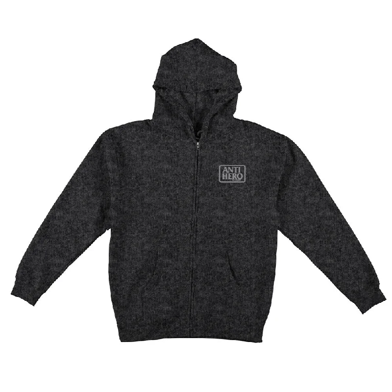 Anti Hero - Reserve Mens Zip Hoodie Charcoal Heather