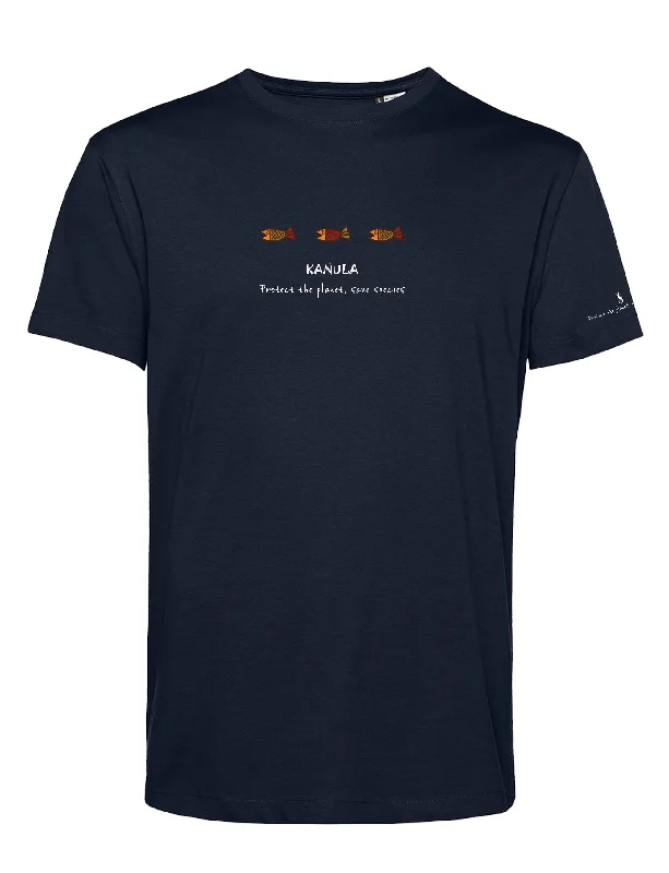 SPECIAL OFFER - Organic T Shirt - Unisex - NAVY - LARGE