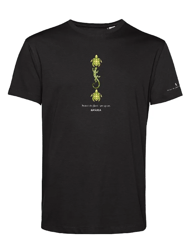 SPECIAL OFFER - Organic Cotton T Shirt - Unisex -BLACK - LARGE