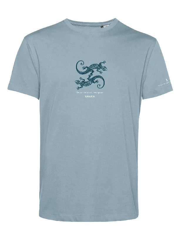SPECIAL OFFER - Organic Cotton T Shirt - Unisex - BLUE FOG - MEDIUM