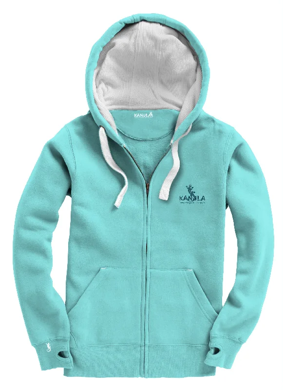 SPECIAL OFFER -Ultra Premium Zip Hoodie - Unisex - LAGOON- MEDIUM