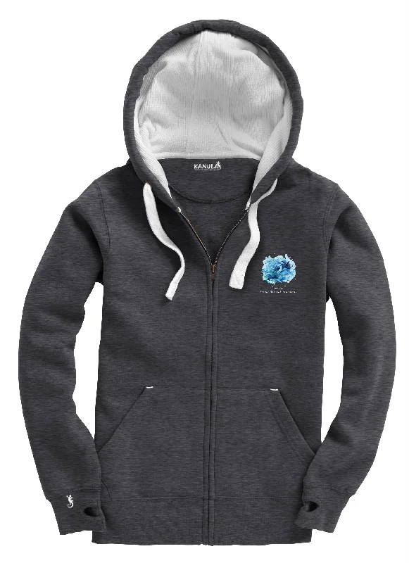 Ultra Premium Zip Hoodie - Unisex -SPECIAL OFFER - BLACK MELANGE - XL