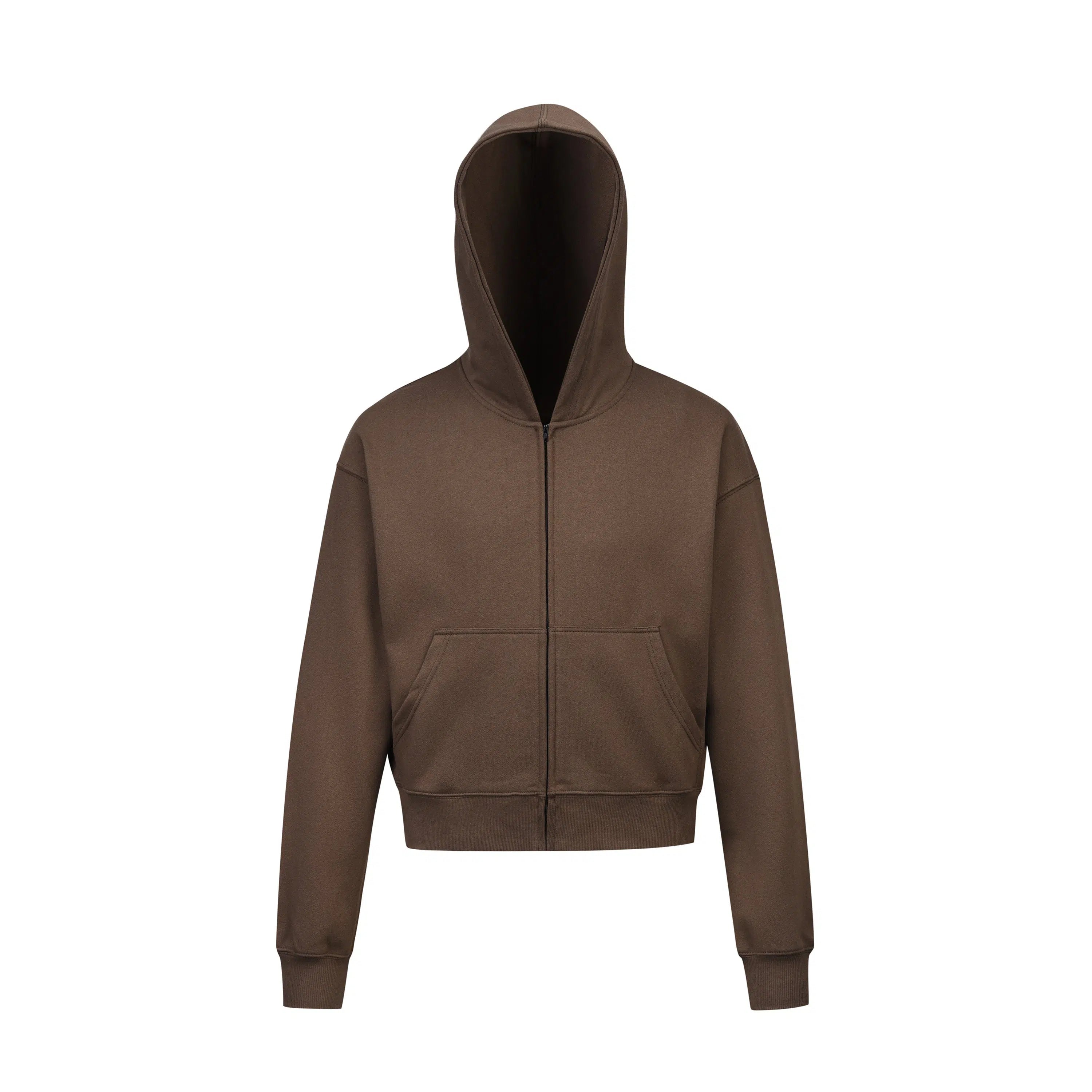 Dark Brown Zipper