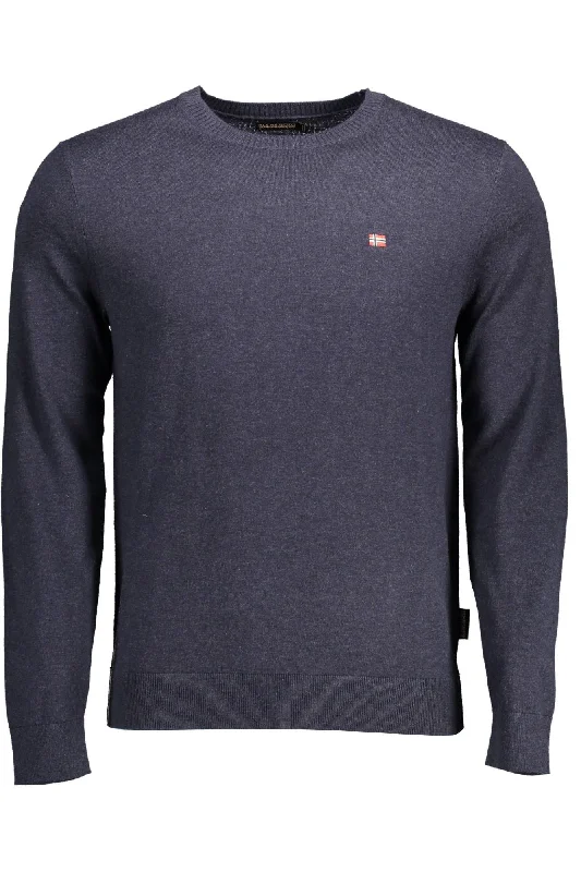 Napapijri Chic Crew-Neck Embroide Logo Men's Sweater