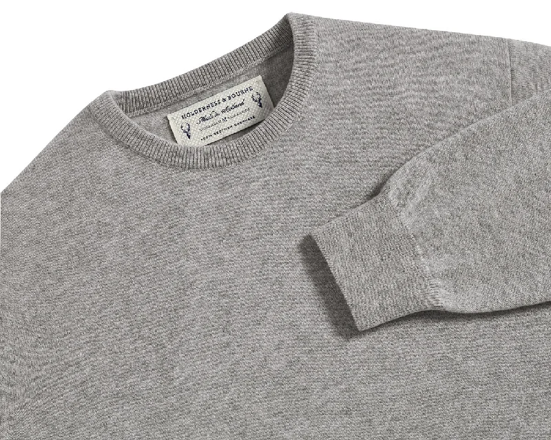 The Buckley Sweater: Heathered Gray