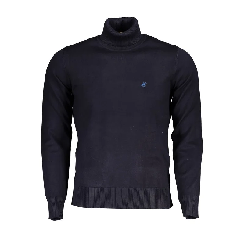 U.S. Grand Polo Elegant Turtleneck Sweater with Embroide Men's Logo