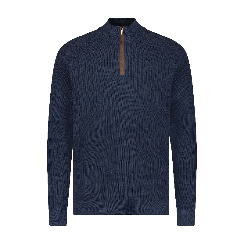 Waffle Weave Quarter Zip