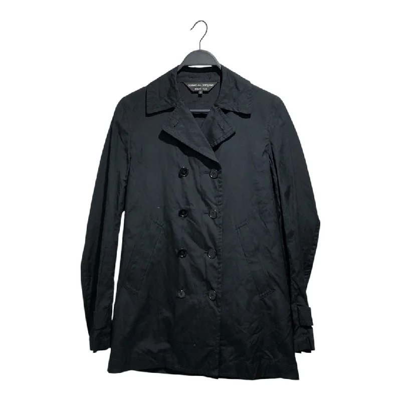 COMME des GARCONS HOMME PLUS/Trench Coat/S/Cotton/BLK/AD 15