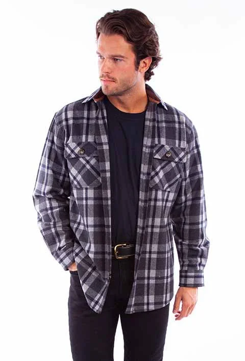 Men's Scully Button Down Shirt Jacket #5353