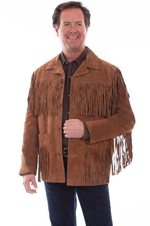 Men's Scully Suede Fringe Jacket #86