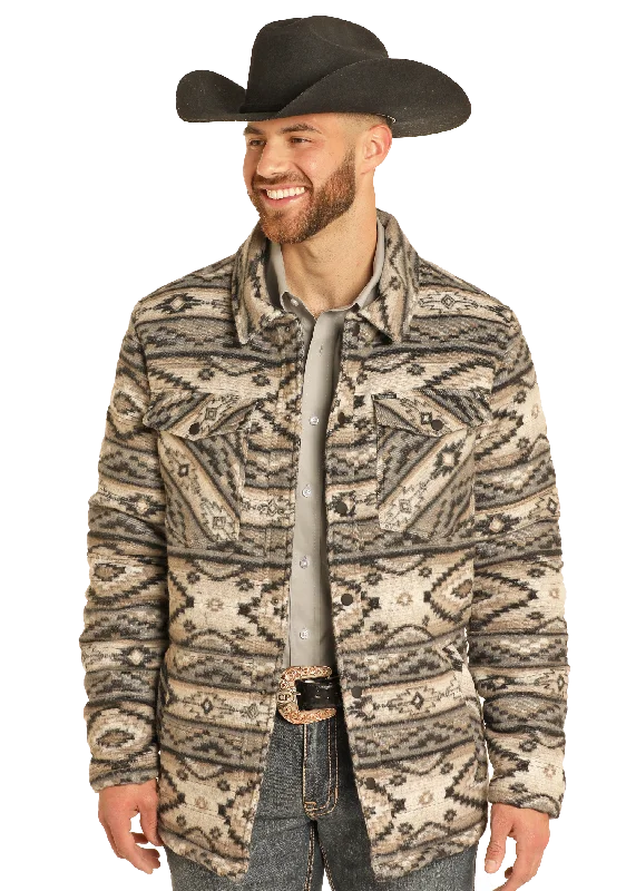 Men's Rock & Roll Cowboy Quilted Jacket #BM92C04340