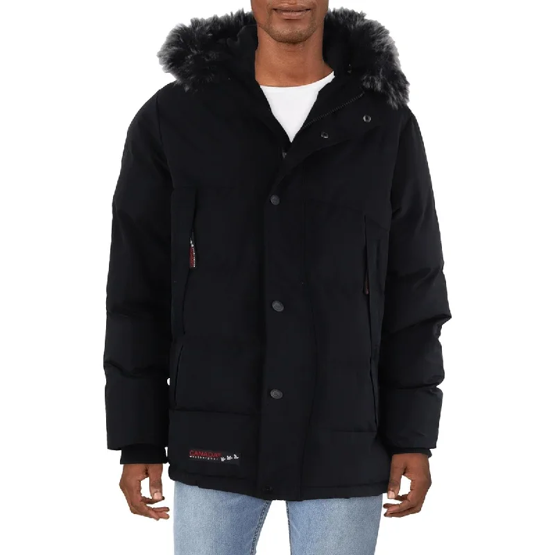 Canada Weather Gear Mens Hooded Cold Weather Parka Coat