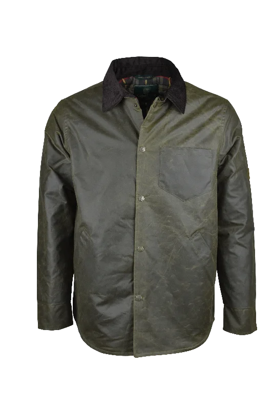 W26 - Men's Antique Wax Overshirt - GREEN