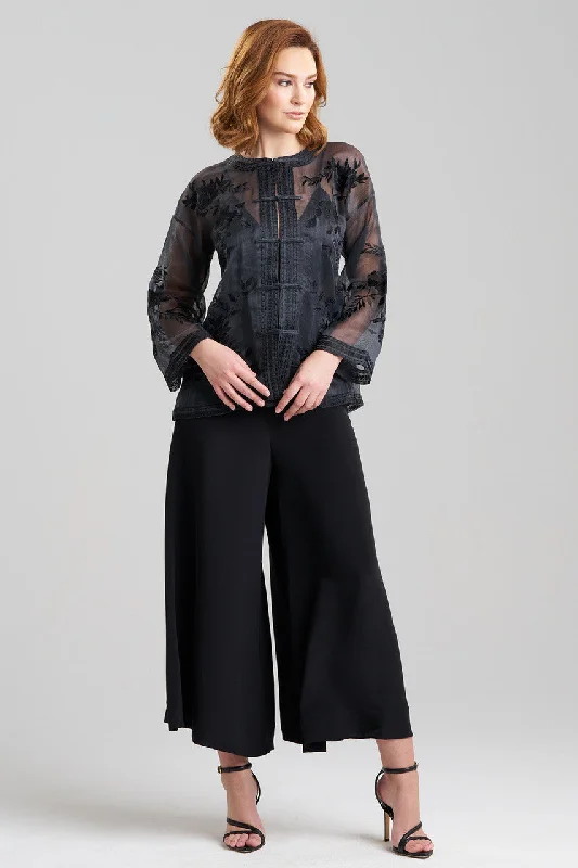 Couture Piña Embroidered Mandarin Jacket