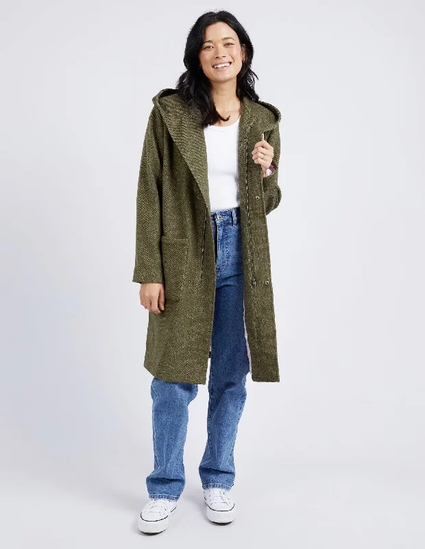 Elm Jordan Coat Dark Clover