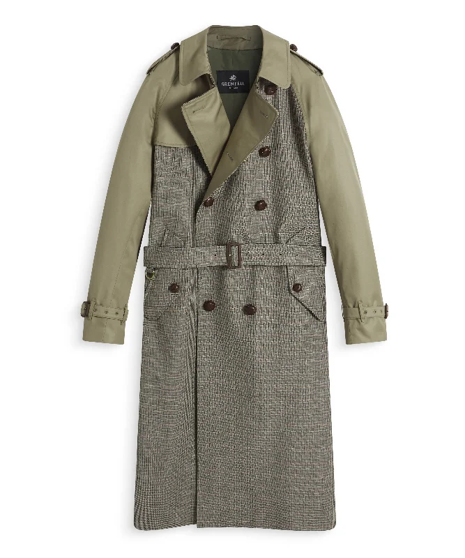 Hyde Technical Check Grenfell Cloth Beige