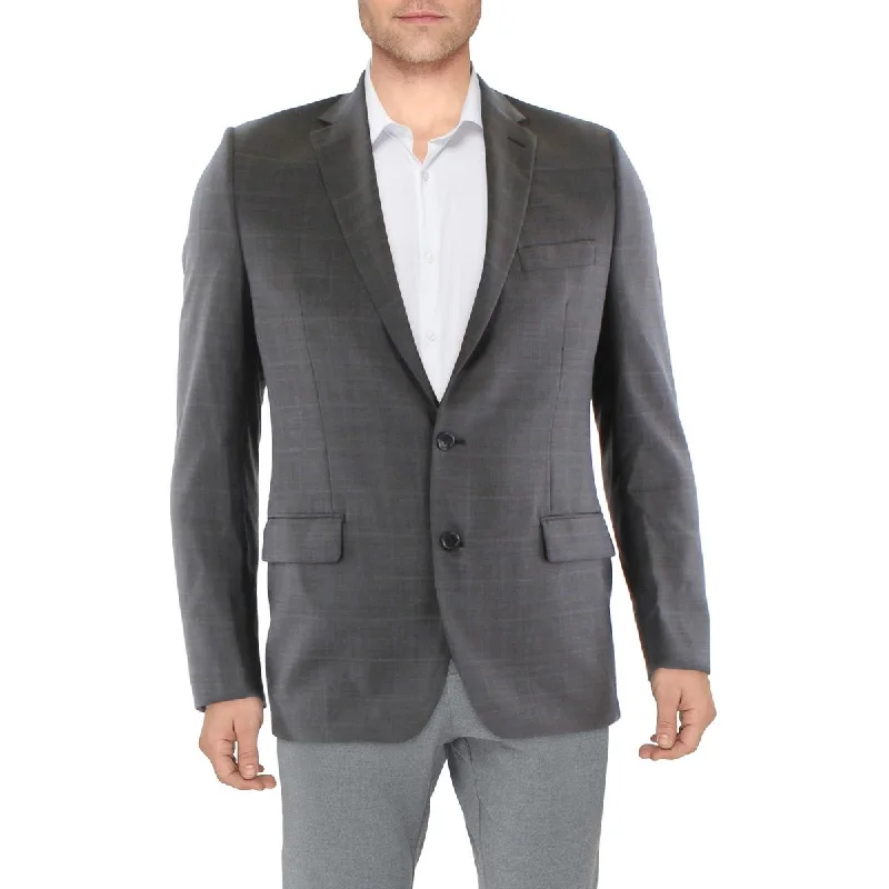 Lauren Ralph Lauren Mens Classic Fit Long Sleeve Suit Jacket