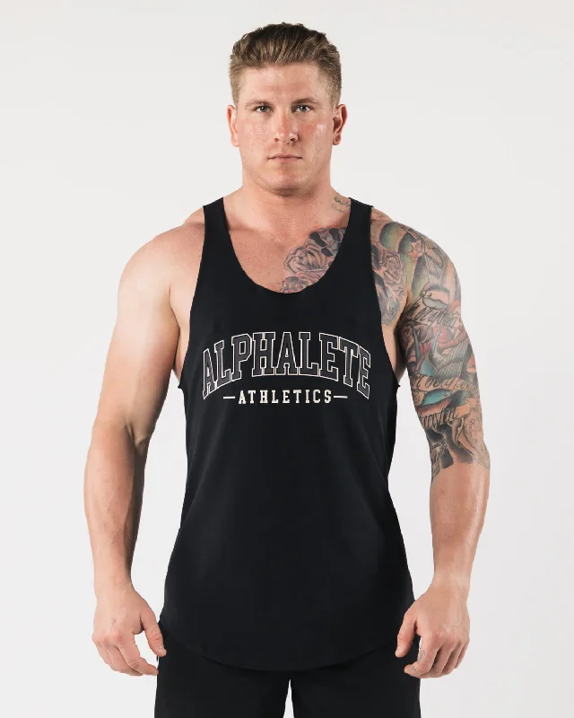 AA Raw Cut Tank - Black