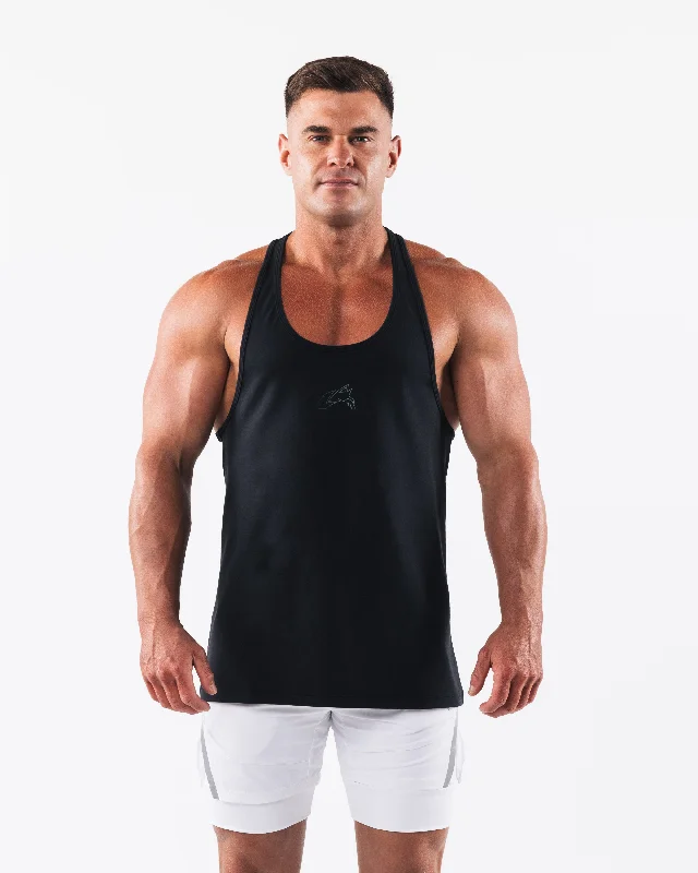 Wolf Head Stringer - Black