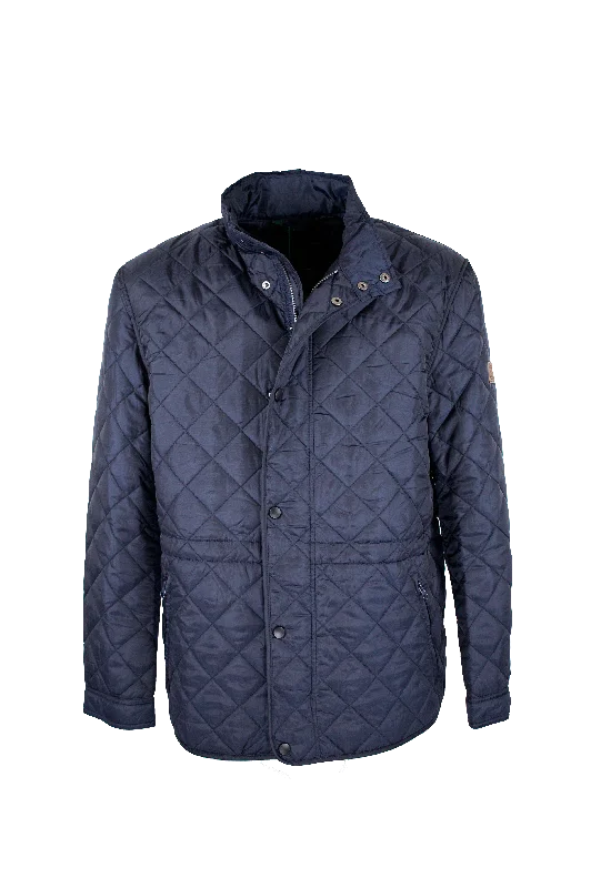MJ002 - Men's Leiden Quilted Jacket - NAVY