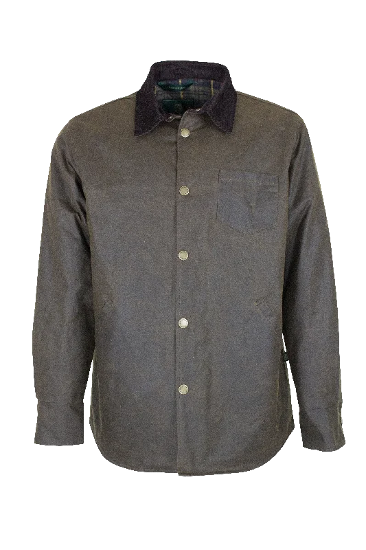 W26 - Men's Antique Wax Overshirt - CARAMEL