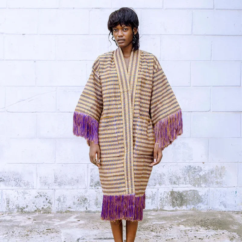 Lavender Woven “Chacha” Robe
