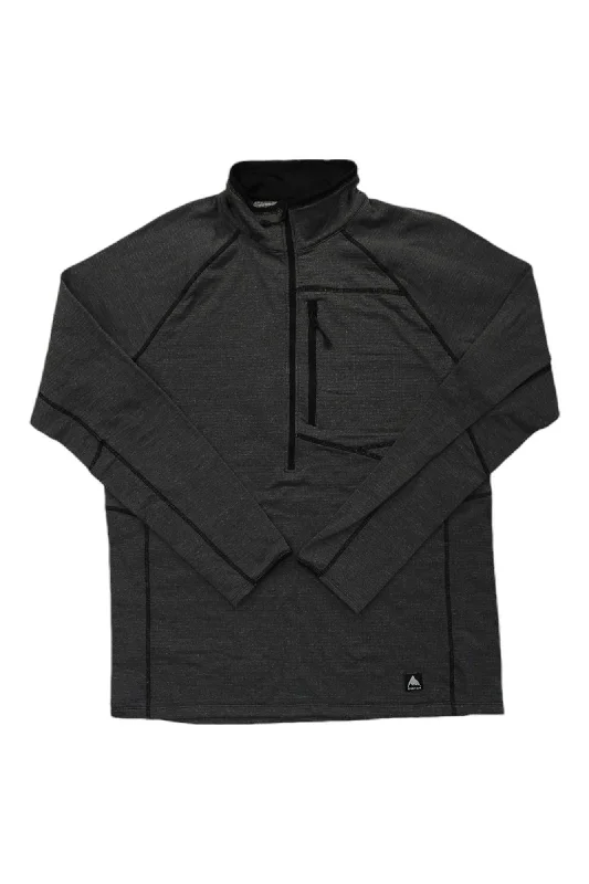 Burton Men's Stockrun Grid Half-Zip Fleece Top