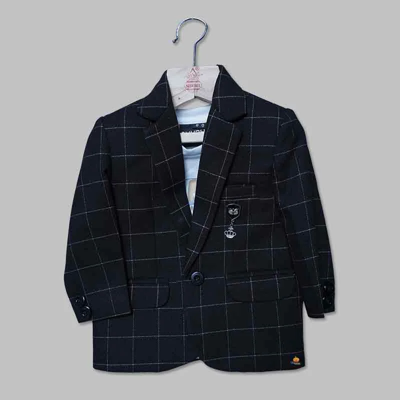 Checks Blazer For Boys and Kids