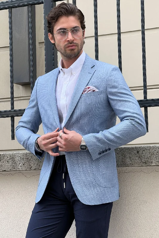 Daniel Blue Linen Blazer