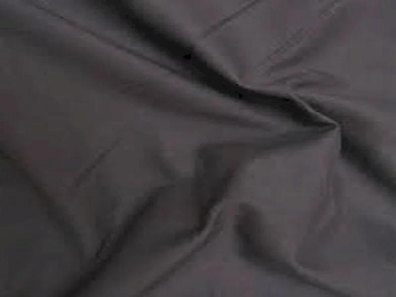 Dark Gray Plain Cotton Cambric Fabric