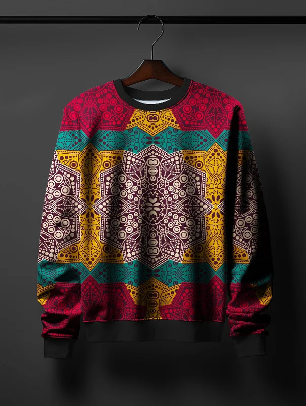 Ethnic Style All Over Printed Sweatshirt #14