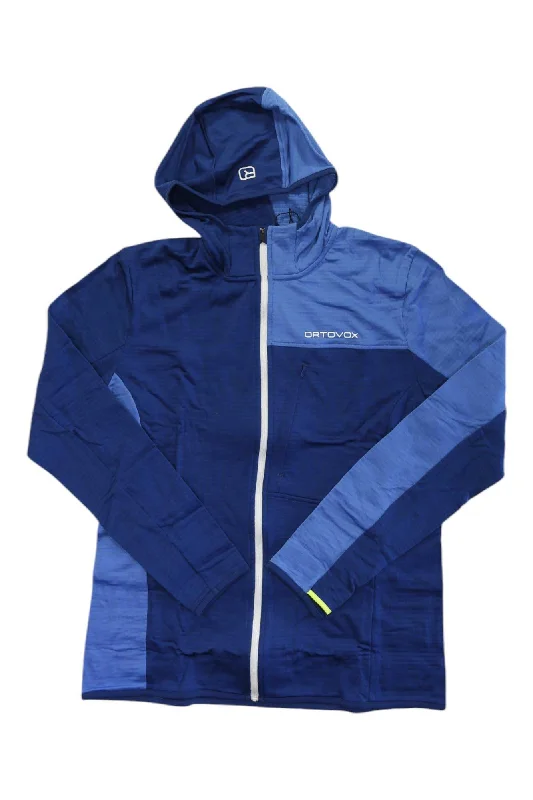 Ortovox Men's Fleece Light Grid Hooded Jacket