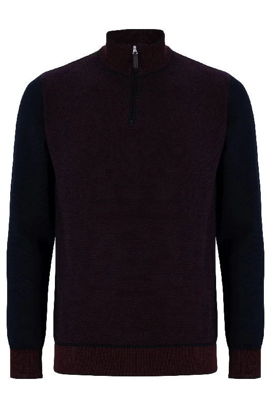 QUINN WINE HALF ZIP