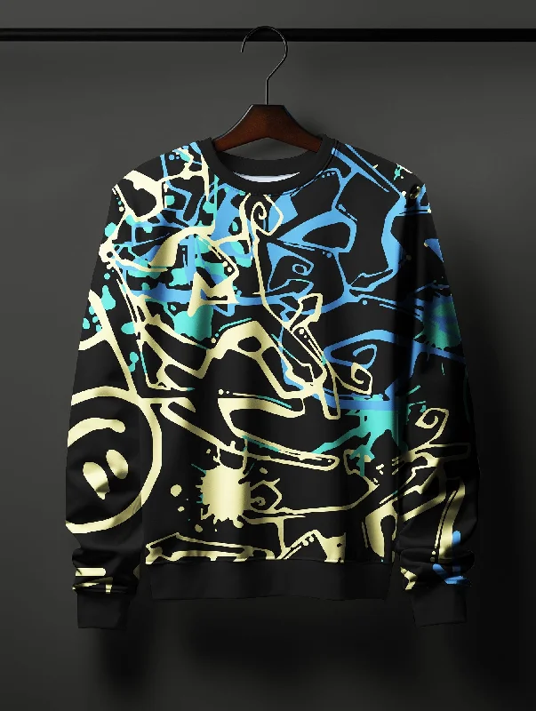Street Art Crew Neck Unisex Sweatshirt