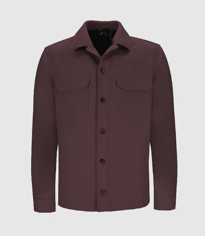Veste casual bordeaux DEREK