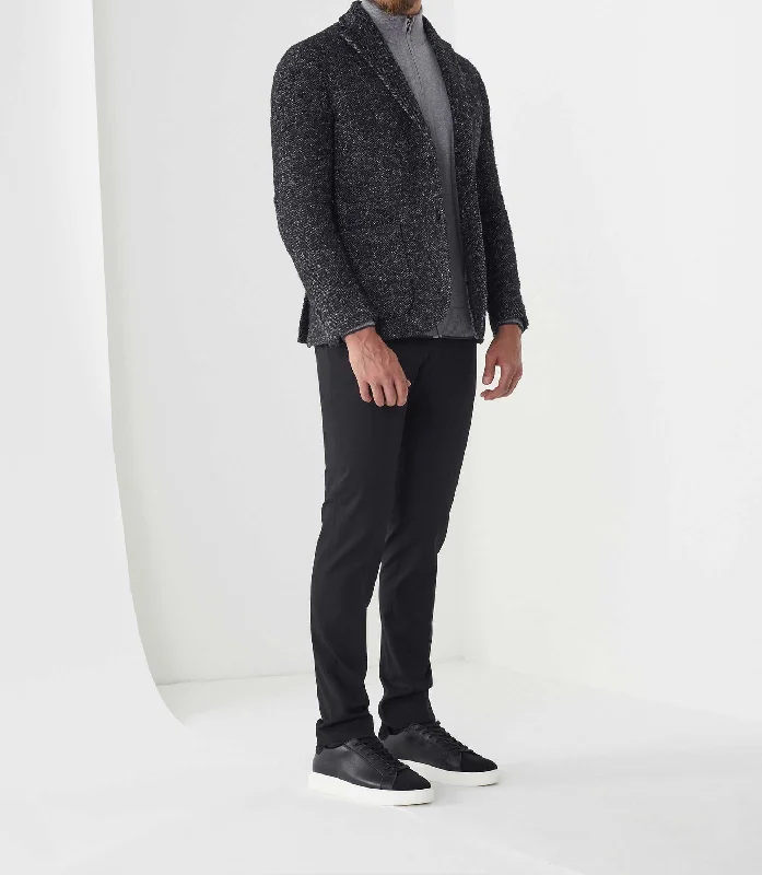 Veste poches plaquées noires "Ringo"