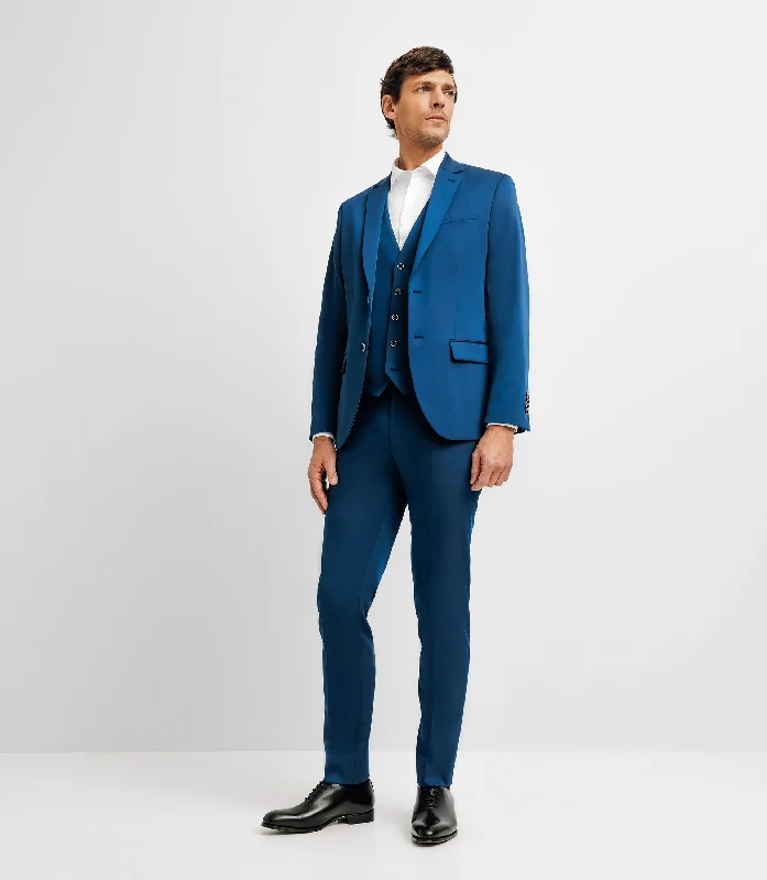 Veste ville en tissu technique bleu