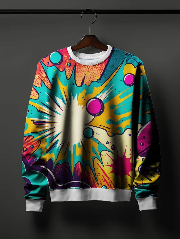 Vintage Bubble Regular Fit Full Printed Sweatshirt