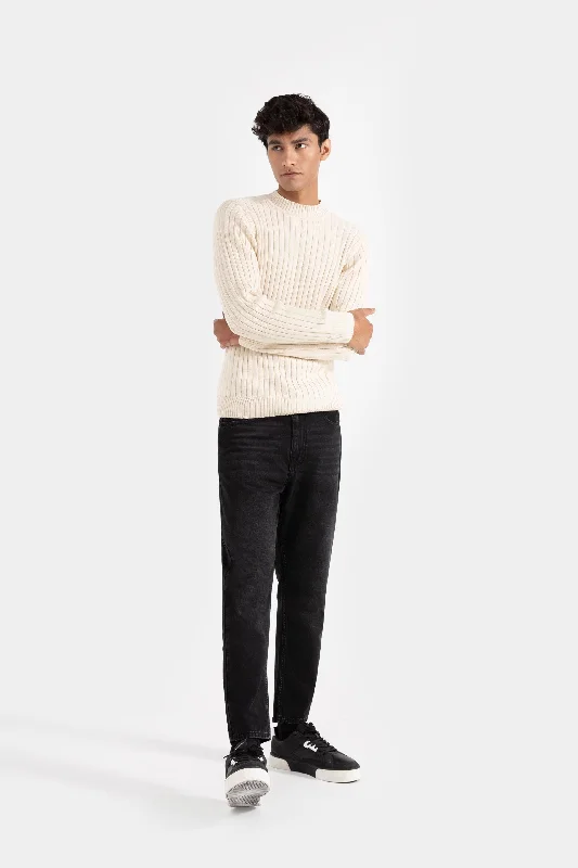 basic ribbed sweater