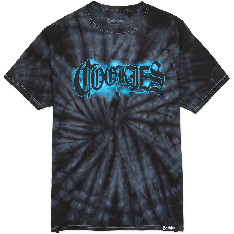 Blue Gold Old E Tee Tie Dye
