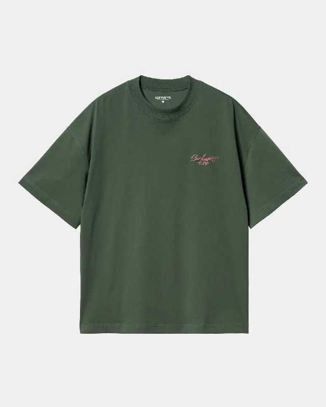 Signature Script T-Shirt | Sycamore Tree / Dusty Rose