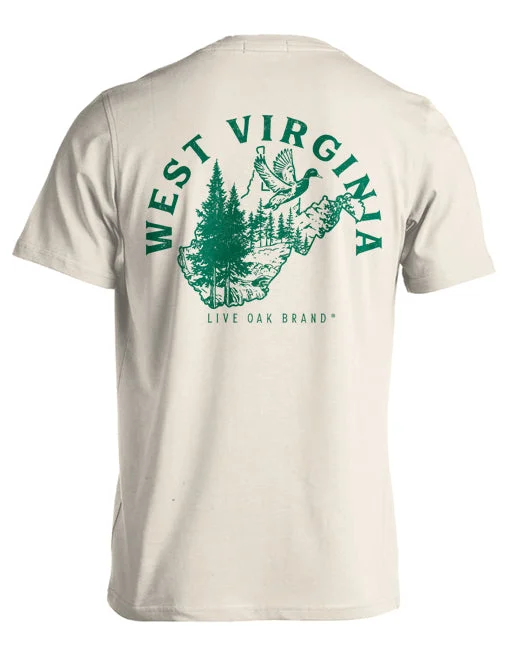 STATE OUTLINE, WEST VIRGINIA (PRINTED TO ORDER)